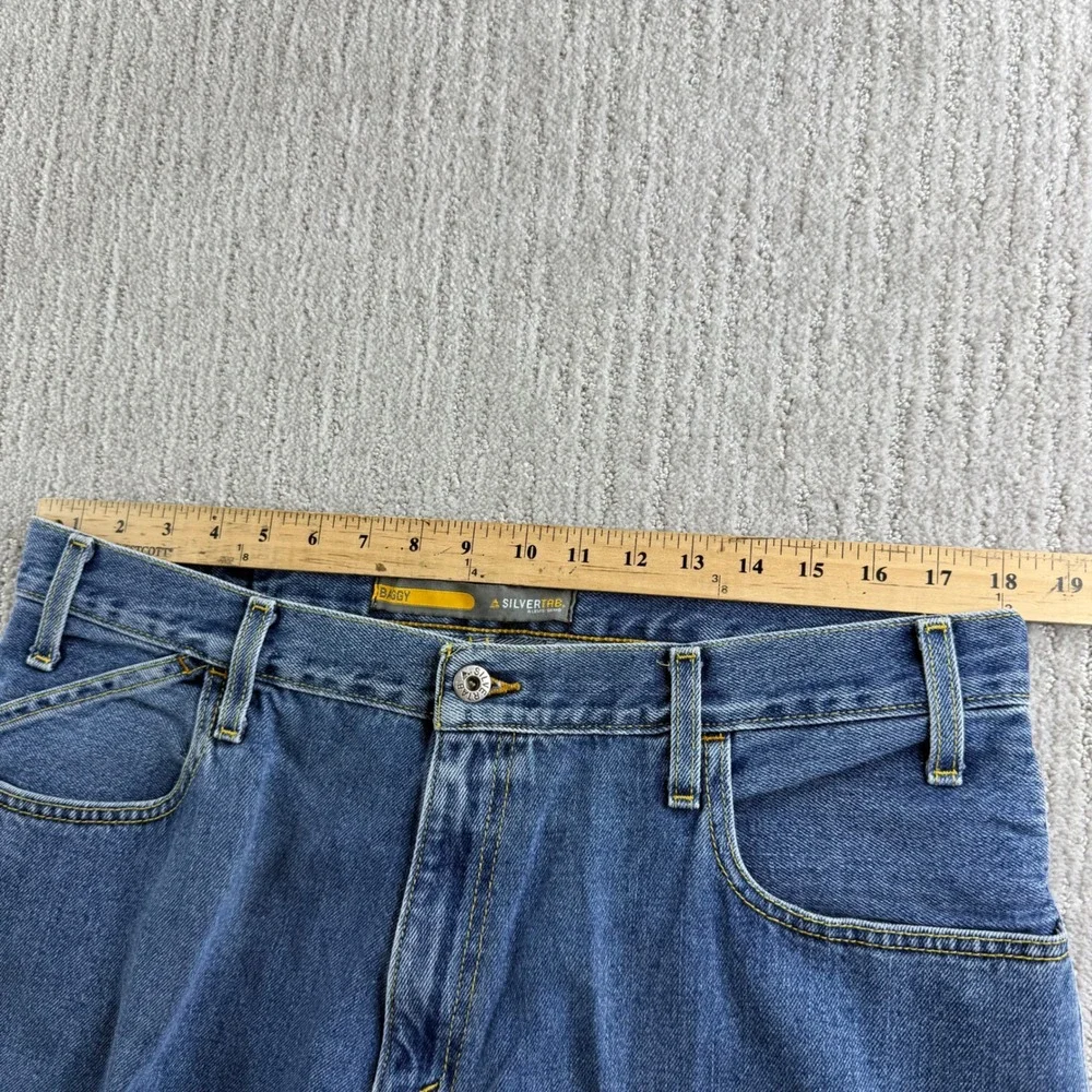 Levi's SilverTab Baggy Fit Jeans Mens Size 36x30 Blue Denim 100% Cotton